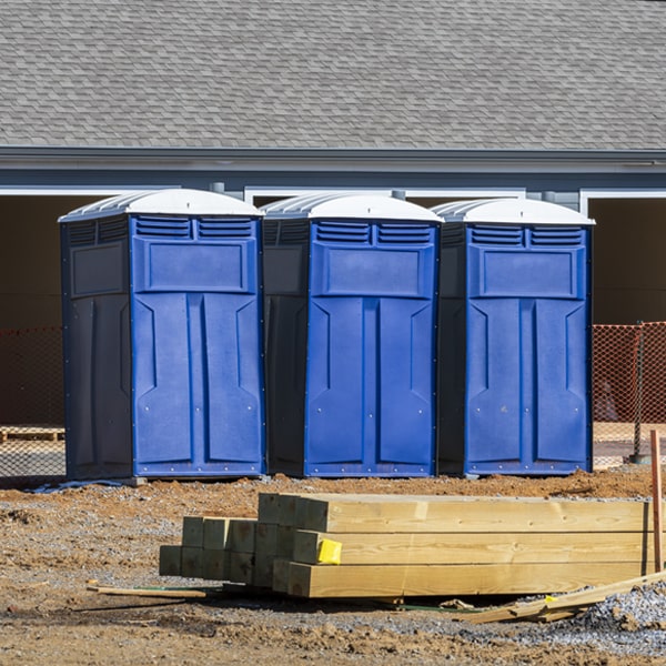 do you offer hand sanitizer dispensers inside the portable toilets in Lake Goodwin Washington